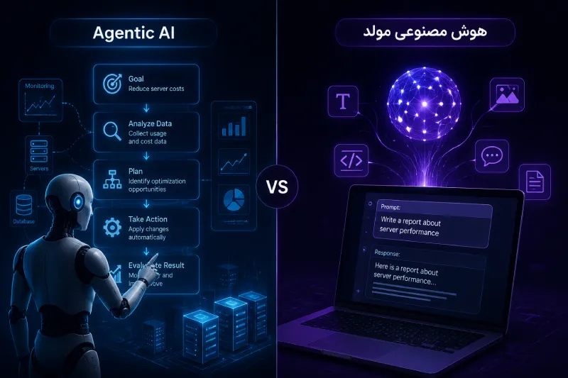 تفاوت Agentic AI و هوش مصنوعی مولد چیست؟
