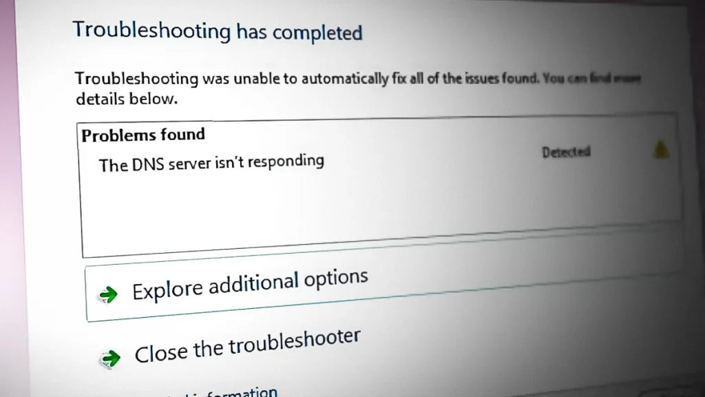 روشهای رفع خطای DNS Server Isn't Responding در ویندوز