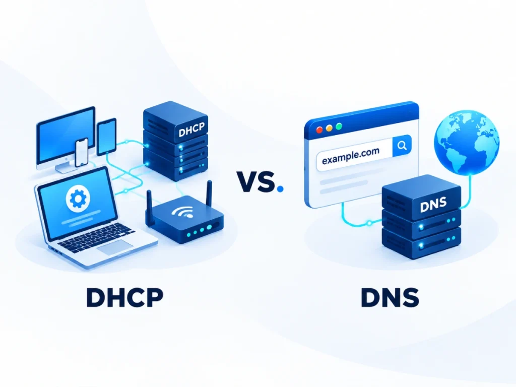 تفاوت DHCP با IP استاتیک و DNS چیست؟
